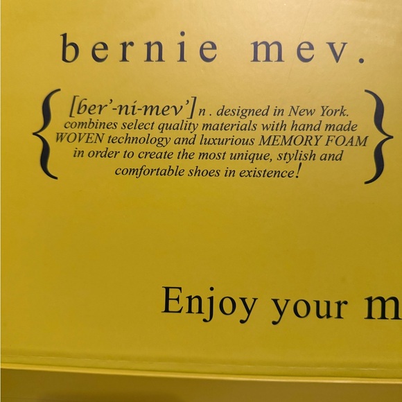 bernie mev. White and Siver Woven Slip-On Sneakers - Picture 2 of 5